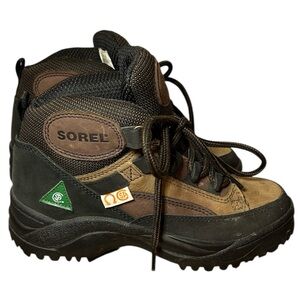 SOREL Shasta Leather Hiking Work Boots Women’s‎ Size 4M Sturdy CSA ANSI Rated